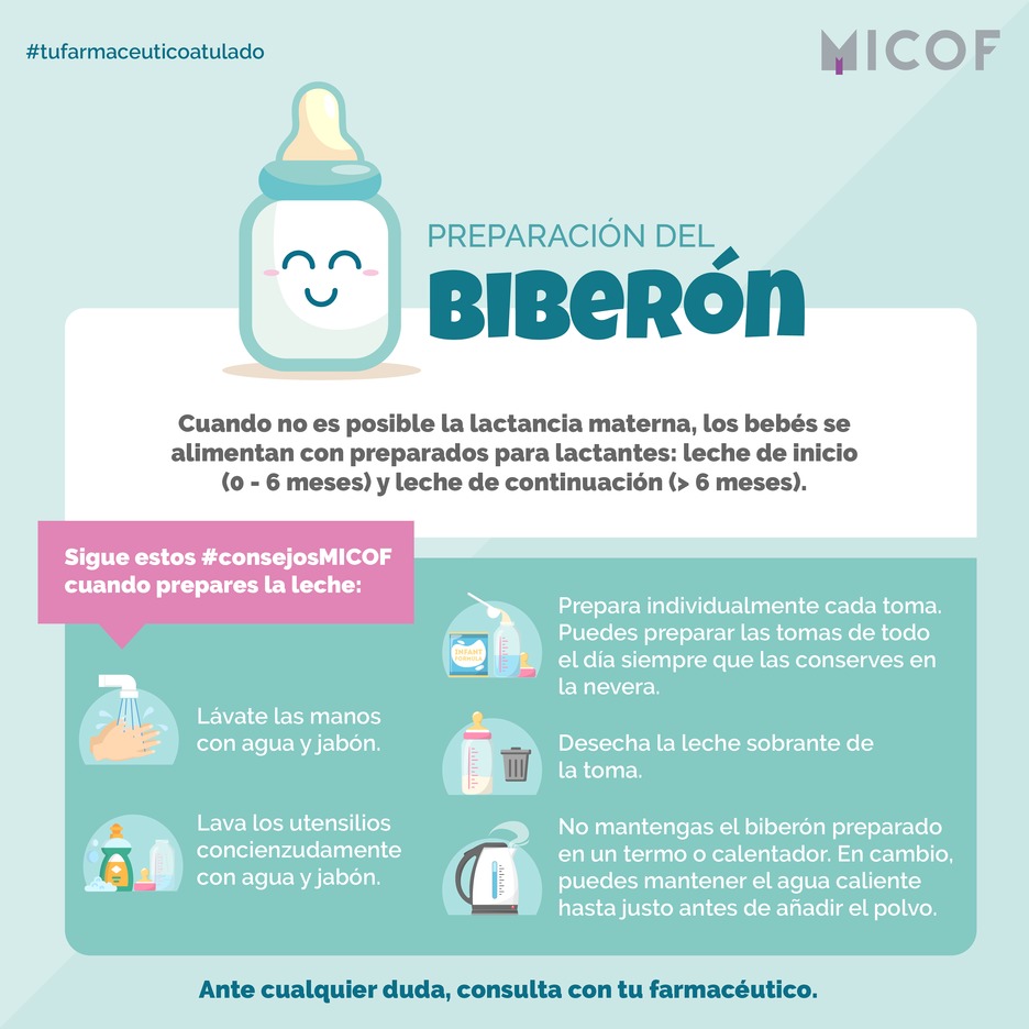 Consejos para preparar el biberón con seguridad. Agencia Catalana de  Seguridad Alimentaria