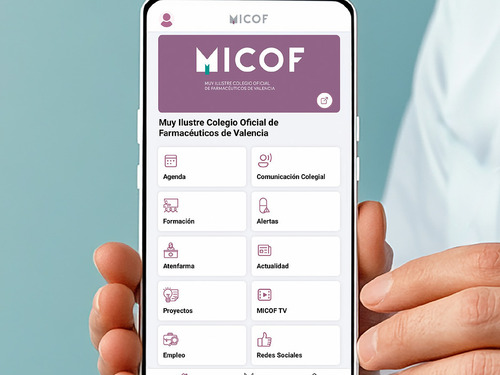 El MICOF lanza una app para gestionar los servicios colegiales y facilitar el día a día de los farmacéuticos El MICOF lanza una app para gestionar los servicios colegiales y facilitar el día a día de los farmacéuticos